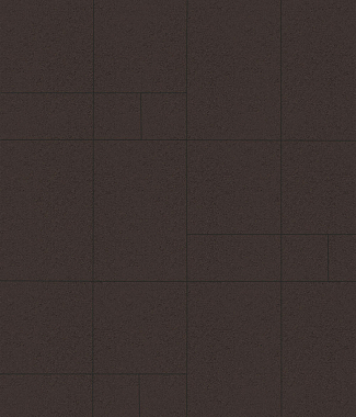 Тротуарная плитка Грандо - Стандарт Коричневый, комплект из 4 видов плит