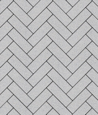 Тротуарная плитка ПРЯМОУГОЛЬНИК - Стандарт Белый