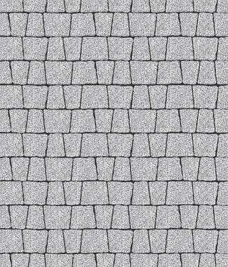 Тротуарная плитка АНТИК - Стоунмикс Белый с черным, комплект из 5 видов плит